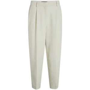 Bruuns Bazaar, Broeken, Dames, Beige, L, Polyester, Cropped broek