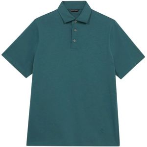 Brooks Brothers, Tops, Heren, Blauw, M, Katoen, Navy Katoenen Poloshirt
