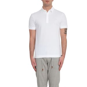 Lacoste, Tops, Heren, Blauw, S, Katoen, Tonal Logo Polo Shirt