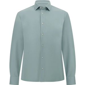 Boggi Milano, Overhemden, Heren, Groen, L, Katoen, Regular High-Performance Piqué Polo Shirt