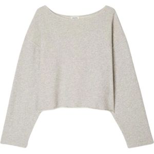 American Vintage, Truien, Dames, Grijs, M, Lichtgrijs Kodytown Sweaters Kod 03ae 25