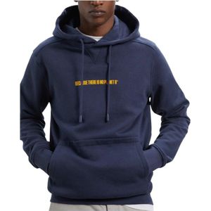 Ecoalf, Sweatshirts & Hoodies, Heren, Blauw, S, Katoen, Barca Hoodie