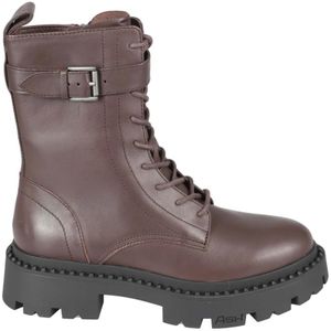 Ash, Schoenen, Dames, Bruin, 40 EU, Leer, Lace-up Boots