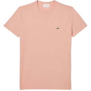 Lacoste, Tops, Heren, Roze, L, Roze Polo en T-shirt Collectie