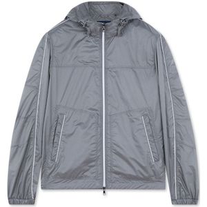 Paul & Shark, Jassen, Heren, Grijs, 2Xl, Nylon, Diamant Windbreaker Typhoon