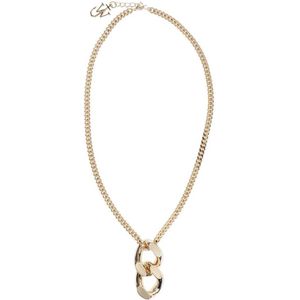 JW Anderson, Accessoires, Dames, Geel, ONE Size, Hanger Ketting met Schakeldesign