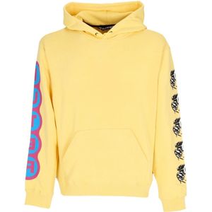 Iuter, Sweatshirts & Hoodies, Heren, Geel, XL, Katoen, Lichtgewicht Poison Hoodie met Kangoeroezak