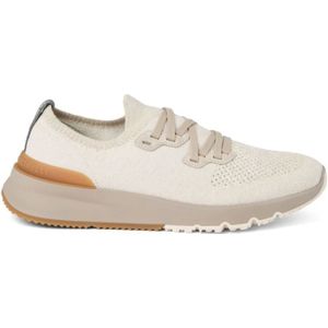 Brunello Cucinelli, Schoenen, Heren, Grijs, 45 EU, Casual Sneakers voor Dagelijks Gebruik