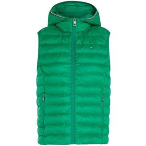 Tommy Hilfiger, Jassen, Dames, Groen, XS, Polyester, Vests