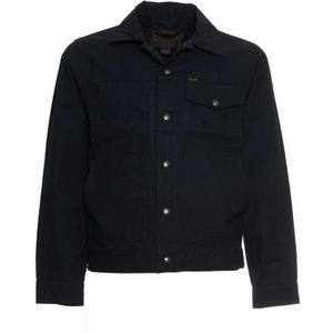 Filson, Jassen, Heren, Blauw, M, Denim, Stijlvolle Jassen & Vesten Collectie
