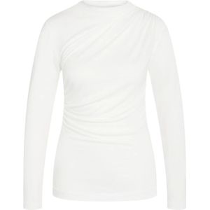 Bruuns Bazaar, Tops, Dames, Wit, L, Gedrapeerde Blouse