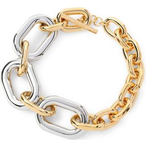 Rabanne, Accessoires, Dames, Geel, ONE Size, Metalen ketting voor vrouwen