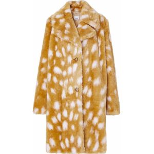 Burberry, Mantels, Dames, Beige, S, Eenvoudige Geknoopte Jas