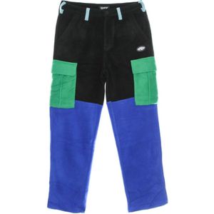 Ripndip, Broeken, Heren, Veelkleurig, M, Polyester, Kleur Blok Fleece Cargo Broek