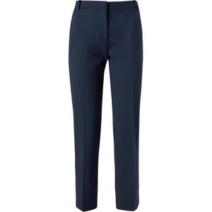 Pinko, Broeken, Dames, Wit, S, Katoen, Cigarette-fit technische stofbroek
