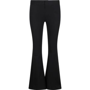 Givenchy, Broeken, Dames, Zwart, XS, Uitlopende Jersey Broek