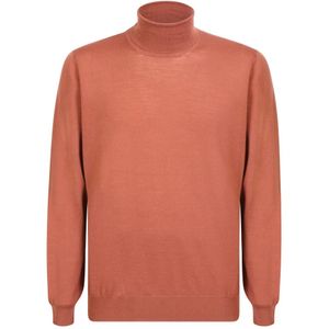 Lardini, Truien, Heren, Bruin, M, Wol, Wollen coltrui