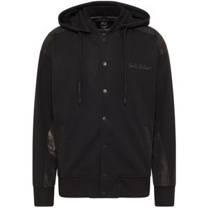 Carlo Colucci, Sweatshirts & Hoodies, Heren, Zwart, 2Xl, Katoen, Dardano Oversized Hoodie