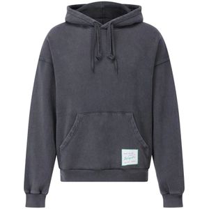 Axel Arigato, Sweatshirts & Hoodies, Heren, Grijs, L, Katoen, Washed Design Hoodie