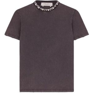 Golden Goose, Tops, Dames, Grijs, M, Grijze T-shirts en Polos