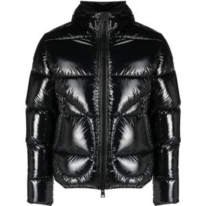 Herno, Jassen, Heren, Zwart, XL, Nylon, Geweven jas