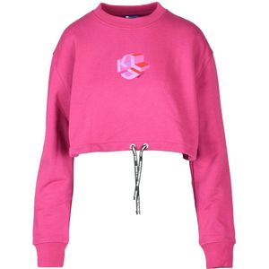 Karl Lagerfeld, Sweatshirts & Hoodies, Dames, Roze, L, Katoen, Sweatshirt