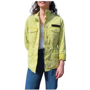 Mason's, Jassen, Dames, Groen, XS, Katoen, Eva Safari Jas