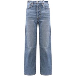 Levi's, Jeans, Dames, Blauw, W30, Katoen, Jeans Blauw