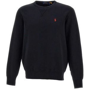 Ralph Lauren, Sweatshirts & Hoodies, Heren, Zwart, XL, Zwarte Sweaters van Polo