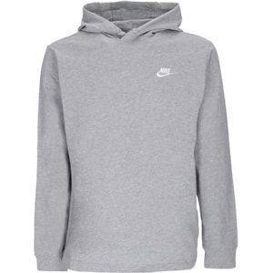 Nike, Sweatshirts & Hoodies, Heren, Grijs, XL, Katoen, Nike Sportswear Long Sleeve Hoodie Club Jersey