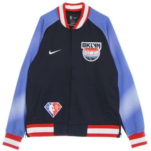 Nike, Jassen, Heren, Veelkleurig, L, Polyester, Brooklyn Nets Lichtgewicht V-hals Sweatshirt
