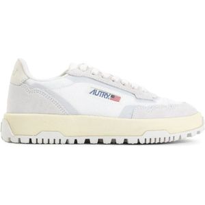 Autry, Schoenen, Dames, Wit, 39 EU, Leer, White Marsh Sneakers