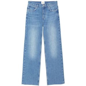 Anine Bing, Jeans, Dames, Blauw, W25, Leer, Relaxed High-Rise Hugh Jean