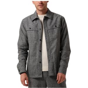 The GoodPeople, Jassen, Heren, Grijs, XL, Solva Heren Overshirt Grijs