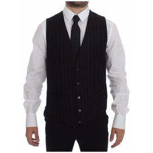 Dolce & Gabbana, Pakken, Heren, Zwart, M, Suit Vests