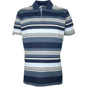 Paul & Shark, Tops, Heren, Veelkleurig, XL, Katoen, Cotton Polo Shirt Blauwe Strepen