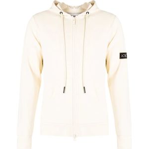 Iceberg, Sweatshirts & Hoodies, Heren, Beige, XL, Katoen, Elegante Hoodie met Capuchon