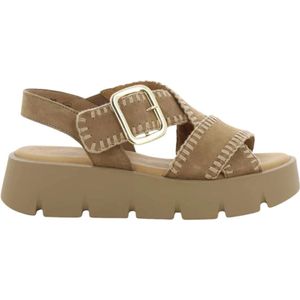 Gabor, Schoenen, Dames, Bruin, 41 1/2 EU, Damesschoenen in Cognac Kleur