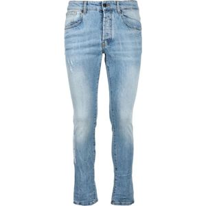 Costume National, Jeans, Heren, Blauw, W32, Katoen, Skinny Jeans
