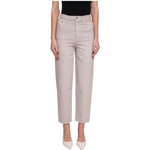 Dondup, Broeken, Dames, Grijs, W28, Speciale Bessie Grijze Broek Vrouwen