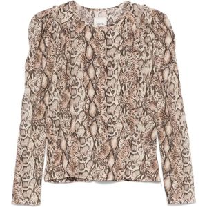 Isabel Marant, Tops, Dames, Beige, M, Beige Top met Stijlvol Ontwerp