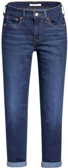 Levi's, Jeans, Dames, Blauw, W26 L30, Katoen, Cobalt Layer Boyfriend Jeans