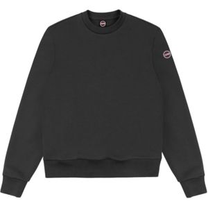 Colmar, Sweatshirts & Hoodies, Heren, Zwart, M, Katoen, Stijlvol Sweatshirt