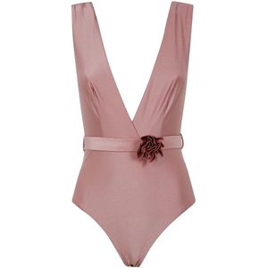 Zimmermann, Badkleding, Dames, Roze, XS, Bloemen Duik Jurk