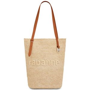 Rabanne, Tassen, Dames, Beige, ONE Size, Stijlvolle Beige Handtas