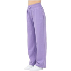 New Era, Broeken, Dames, Paars, XS, Casual Fleece Sportbroek