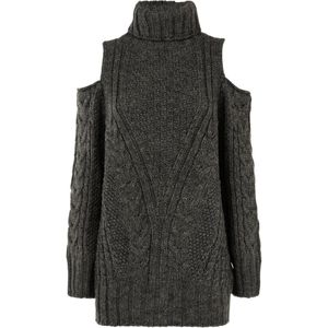 Pinko, Truien, Dames, Grijs, L, Salty Dog Long Sleeve Turtleneck