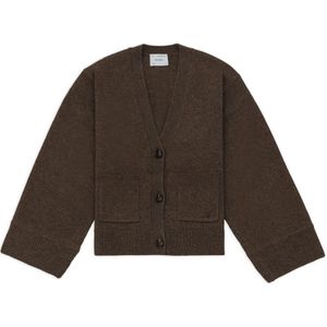 Axel Arigato, Truien, Dames, Bruin, S, Wol, Memory Relaxed Cardigan