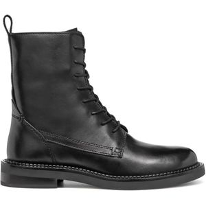 Geox, Schoenen, Dames, Zwart, 36 EU, Polyester, Zwarte enkellaarsjes voor vrouwen