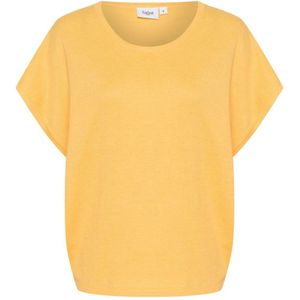Saint Tropez, Truien, Dames, Oranje, 2Xl, Relaxed Fit Gebreide Trui Yarrow Melange